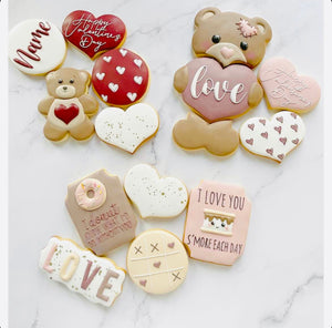 Valentines Cookies set