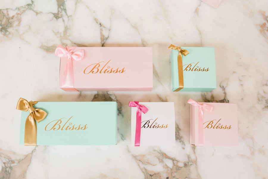 Blisss Barfi luxury packaging and made to order delicious sweets