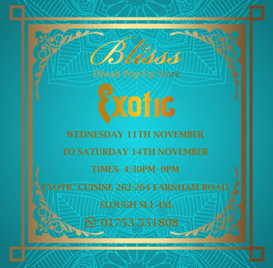 Blisss Diwali pop-up in Slough and Hounslow